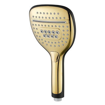 Hot Sale Big Size Gold Color ABS Plastic hand held Shower Head
